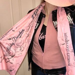 Harley Davidson Pink Cotton Scarf